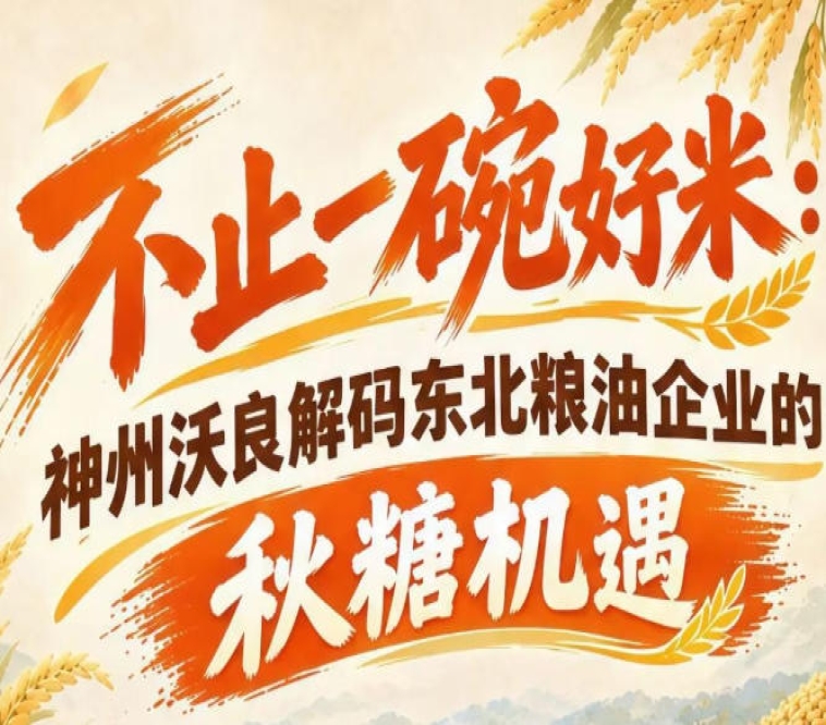 不止产品优势凸显 神州沃良解锁东北粮油秋糖产业赋能机遇